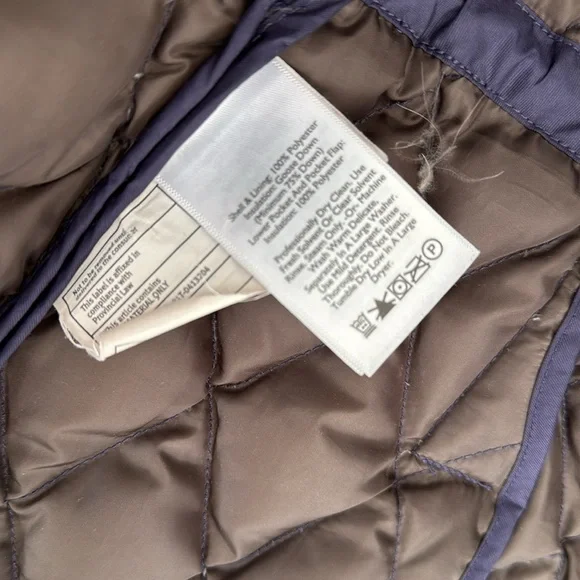 Eddie Bauer goose down quilted vest - Picture 5 of 8